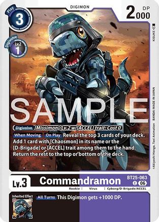 Commandramon - BT25-063