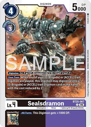 Sealsdramon - BT25-067