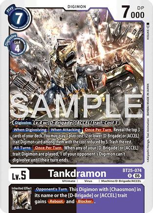 Tankdramon - BT25-074