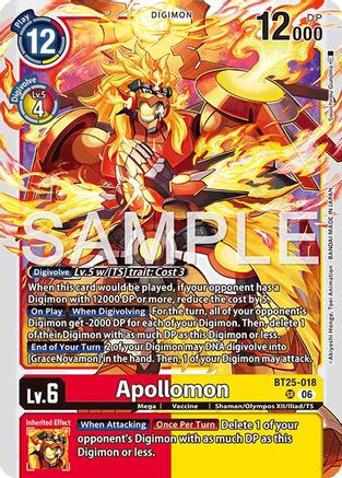 Apollomon - BT25-018
