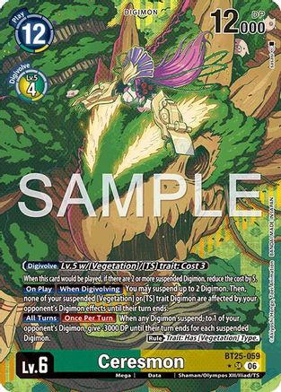 Ceresmon (Alternate Art) - BT25-059