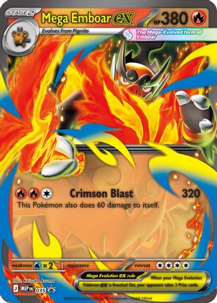 Mega Emboar ex - 035 - Promo - Holofoil