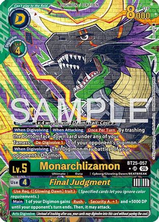 Monarchlizamon // Final Judgement (Alternate Art) - BT25-057