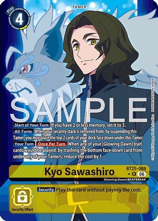 Kyo Sawashiro (Alternate Art) - BT25-088