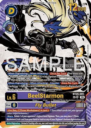 BeelStarmon // Fly Bullet (Rare Pull) - BT25-085