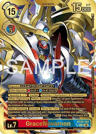 GraceNovamon (Rare Pull) - BT25-103