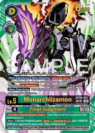 Monarchlizamon // Final Judgement (SP) - BT25-057