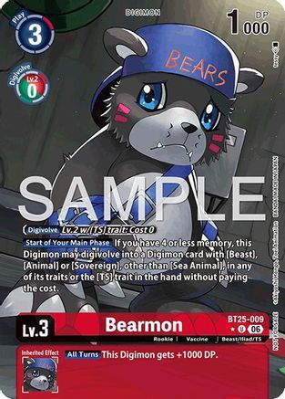 Bearmon - BT25-009 (Full Art) - BT25-009