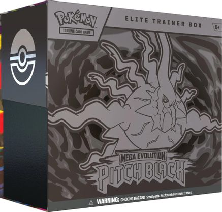 Pokemon - Mega Evolution - Pitch Black Elite Trainer Box (Pre-Order) Limit 1 Per Customer