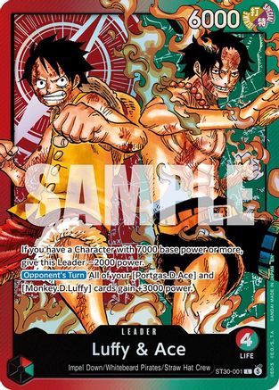 Luffy & Ace - ST30-001 - Leader