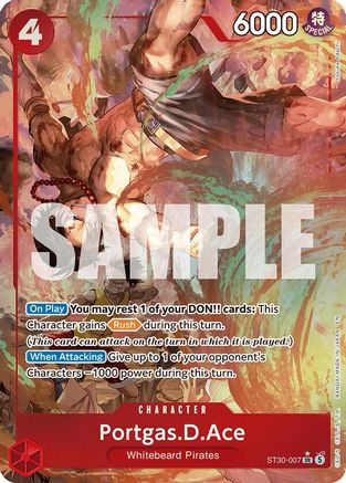 Portgas.D.Ace (Parallel) - ST30-007 - Super Rare
