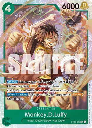 Monkey.D.Luffy - ST30-012 - Super Rare