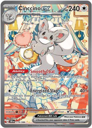 Cinccino ex - 119/086 - Special Illustration Rare - Holofoil
