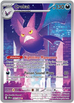 Crobat - 093/086 - Illustration Rare - Holofoil