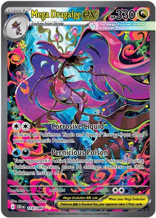 Mega Dragalge ex - 118/086 - Special Illustration Rare - Holofoil