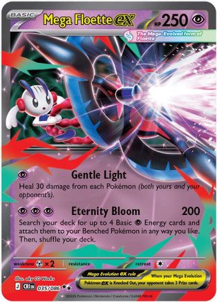 Mega Floette ex - 035/086 - Double Rare - Holofoil