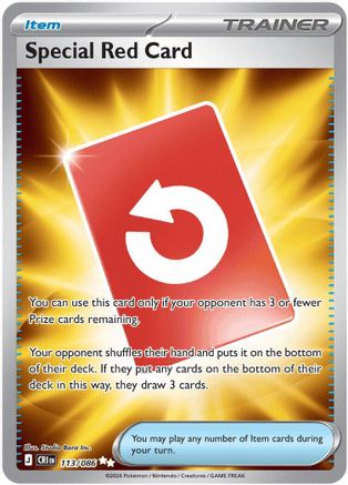 Special Red Card - 113/086 - Ultra Rare - Holofoil
