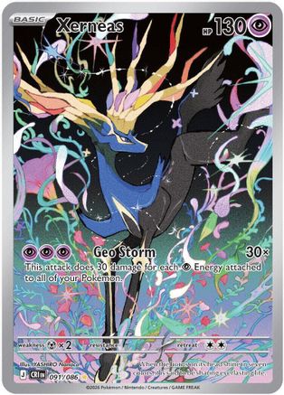 Xerneas - 091/086 - Illustration Rare - Holofoil
