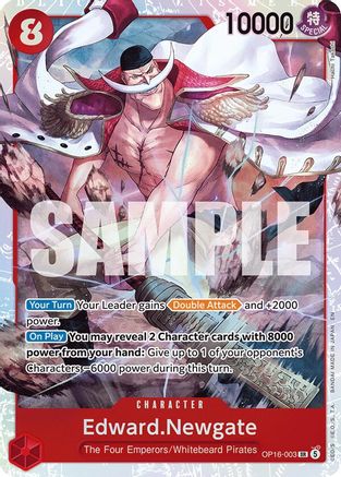 Edward.Newgate - OP16-003 - Super Rare (Pre-Order)