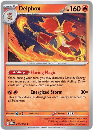 Delphox - 013/086 - Non-Holo