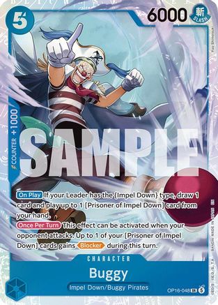 Buggy - OP16-048 - Super Rare (Pre-Order)