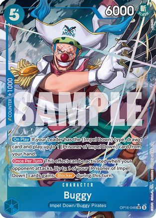 Buggy (Alternate Art) - OP16-048 - Super Rare (Pre-Order)
