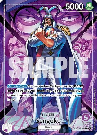 Sengoku (Alternate Art) - OP16-060 - Leader (Pre-Order)