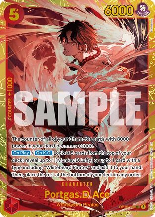 Portgas.D.Ace (118) - OP16-118 - Secret Rare (Pre-Order)