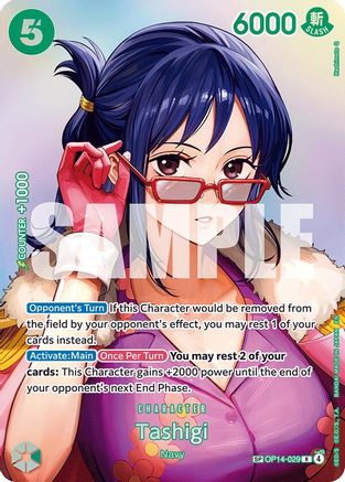 Tashigi (SP) - OP14-029 - Rare (Pre-Order)