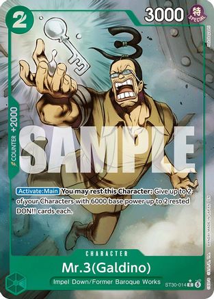 Mr.3(Galdino) (Full Art) - ST30-014 - Common