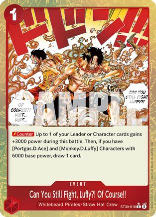 Can You Still Fight, Luffy?! Of Course!! (Parallel) - ST30-016 - Common