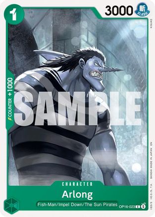 Arlong - OP16-023 - Common (Pre-Order)
