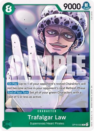 Trafalgar Law (030) - OP16-030 - Rare (Pre-Order)