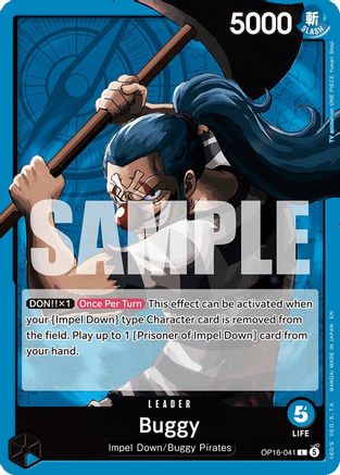 Buggy (041) - OP16-041 - Leader (Pre-Order)