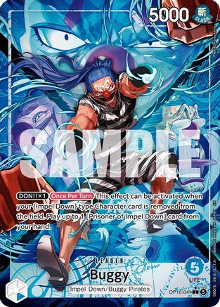Buggy (041) (Alternate Art) - OP16-041 - Leader (Pre-Order)
