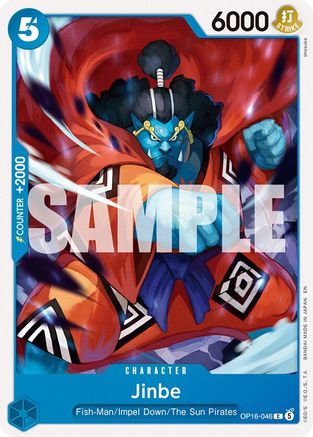 Jinbe (046) - OP16-046 - Common (Pre-Order)