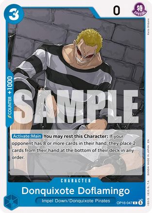 Donquixote Doflamingo (047) - OP16-047 - Common (Pre-Order)