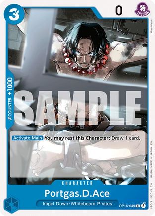 Portgas.D.Ace (049) - OP16-049 - Common (Pre-Order)