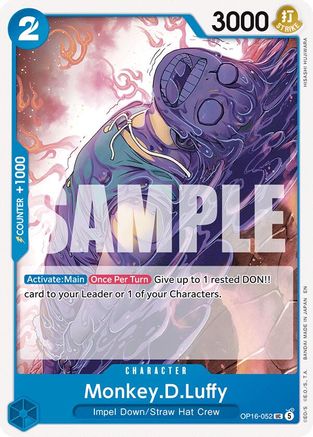 Monkey.D.Luffy (052) - OP16-052 - Uncommon (Pre-Order)