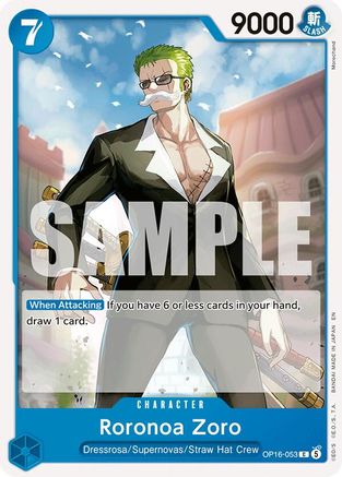 Roronoa Zoro (053) - OP16-053 - Common (Pre-Order)