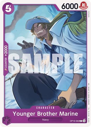 Younger Brother Marine - OP16-062 - Common (Pre-Order)