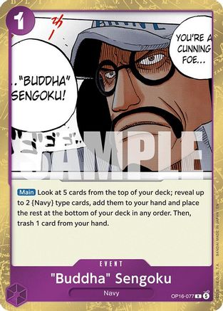 "Buddha" Sengoku - OP16-077 - Rare (Pre-Order)