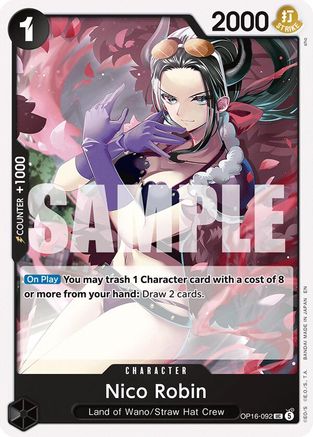 Nico Robin - OP16-092 - Uncommon (Pre-Order)