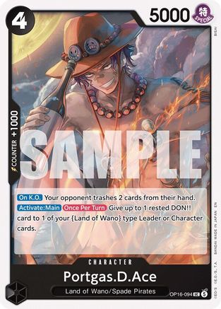 Portgas.D.Ace (094) - OP16-094 - Uncommon (Pre-Order)