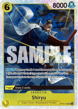 Shiryu - OP16-108 - Super Rare (Pre-Order)