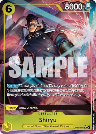 Shiryu (Full Art) - OP16-108 - Super Rare (Pre-Order)