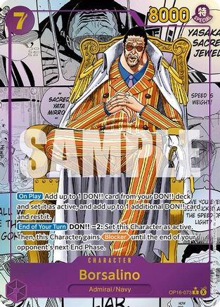 Borsalino (Manga) - OP16-073 - Rare (Pre-Order)
