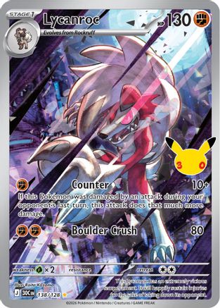Lycanroc - 138/128 - Illustration Rare - Holofoil