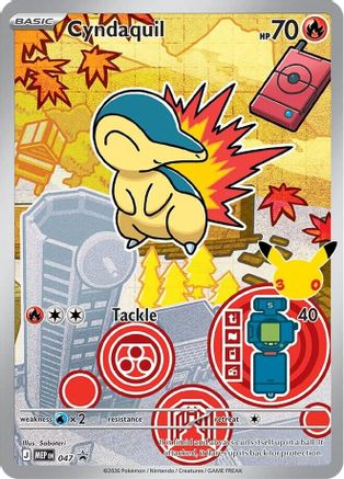 Cyndaquil - 047 - Promo - Holofoil