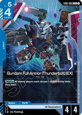 Gundam Full Armor (Thunderbolt) (EX) - EB01-009 - UC